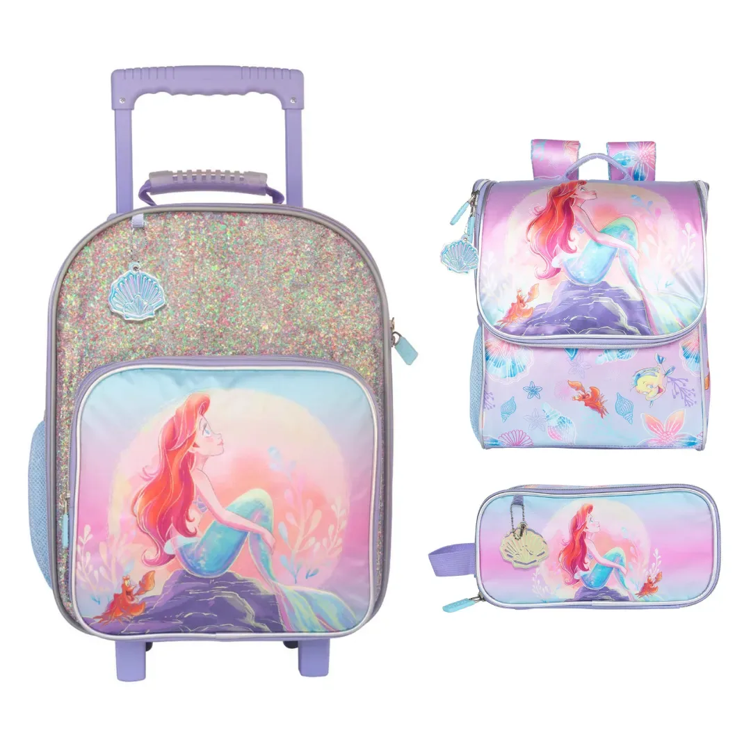 Set de Maleta Lonchera Cartuchera La Sirenita Ariel1