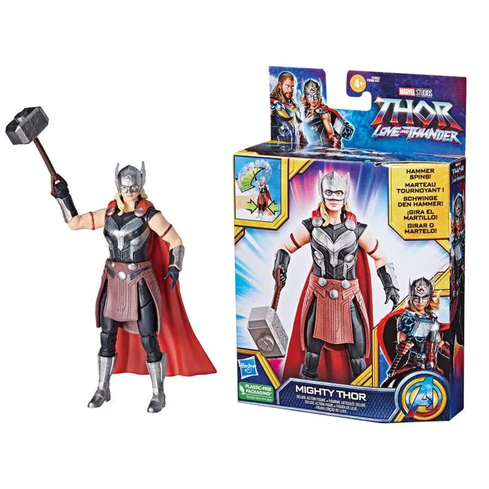 Thor Love and Thunder Figura de Acción de Lujo Mighty 6''1