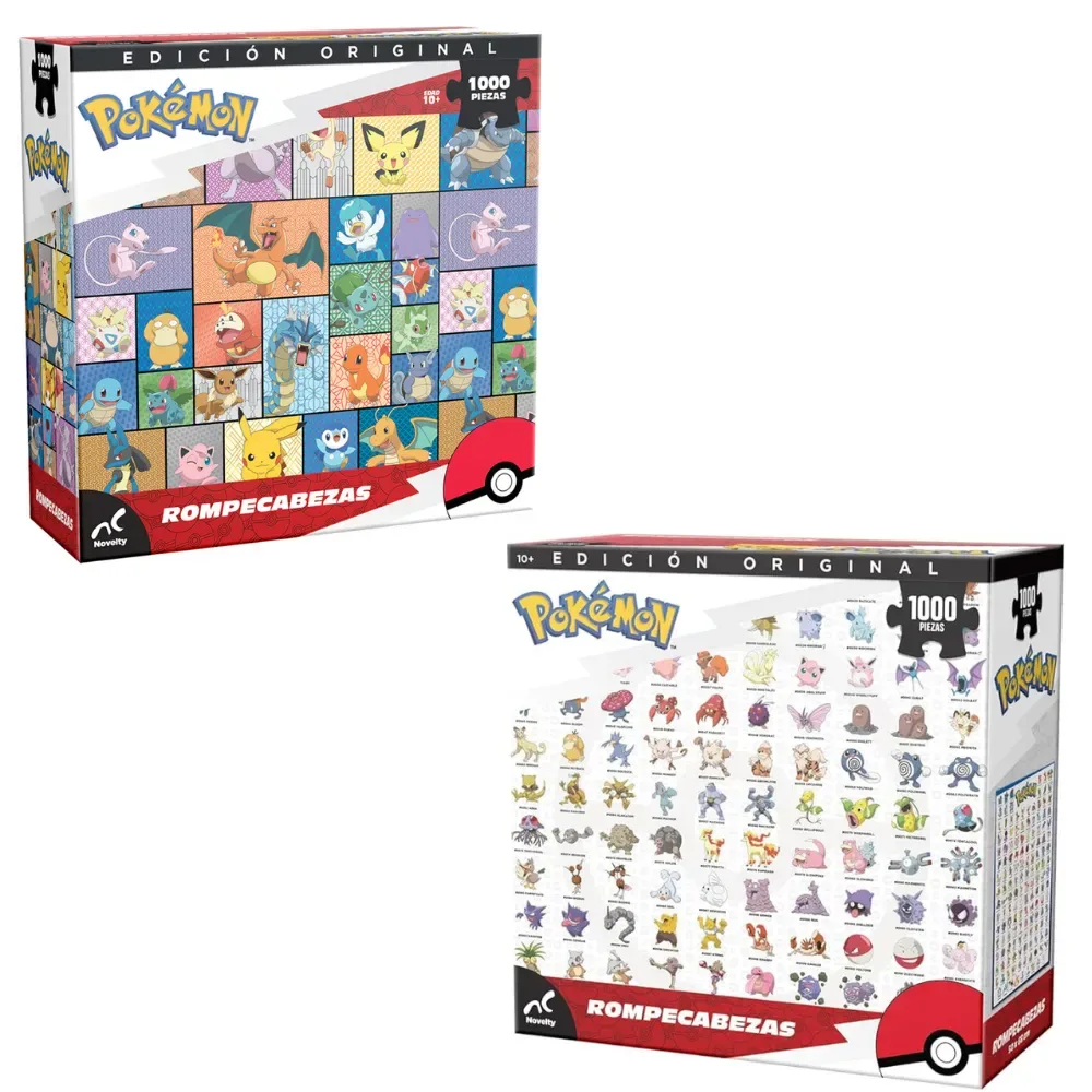Novelty Rompecabezas Edición Especial de Pokémon 1000 Piezas Surtido1