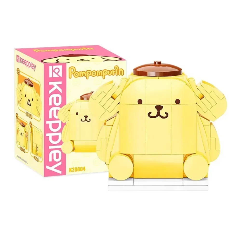 Sanrio Keeppley Figura Armable Pompompurin1