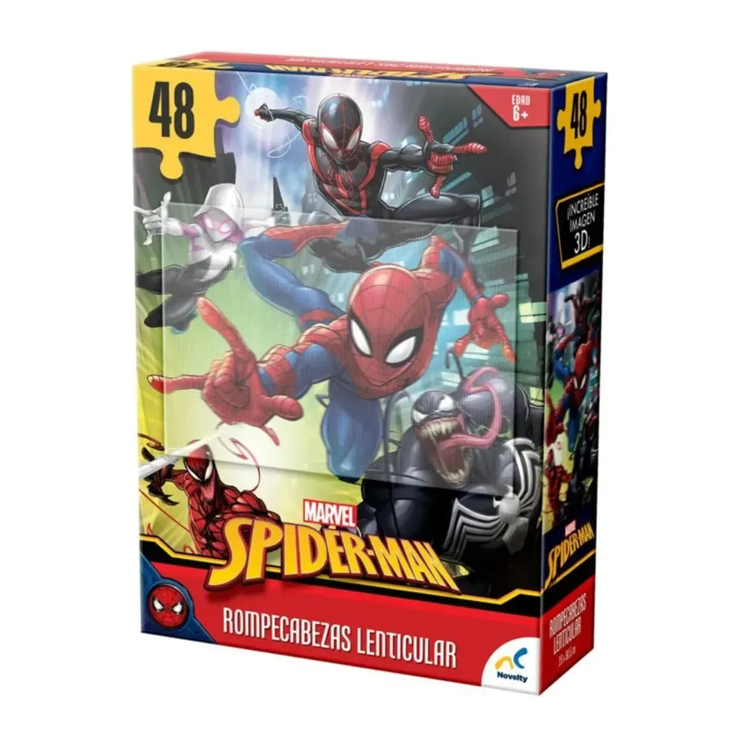 Disney Rompecabeza Especial Spiderman Lenticular 48Pz1