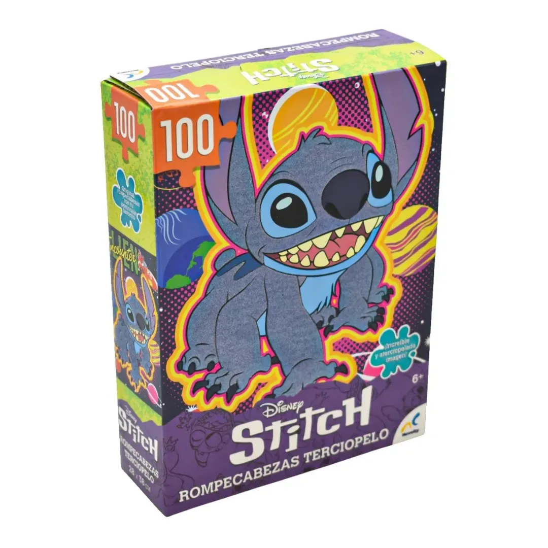 Disney Rompecabeza Especial Stitch Terciopelo 100Pz1