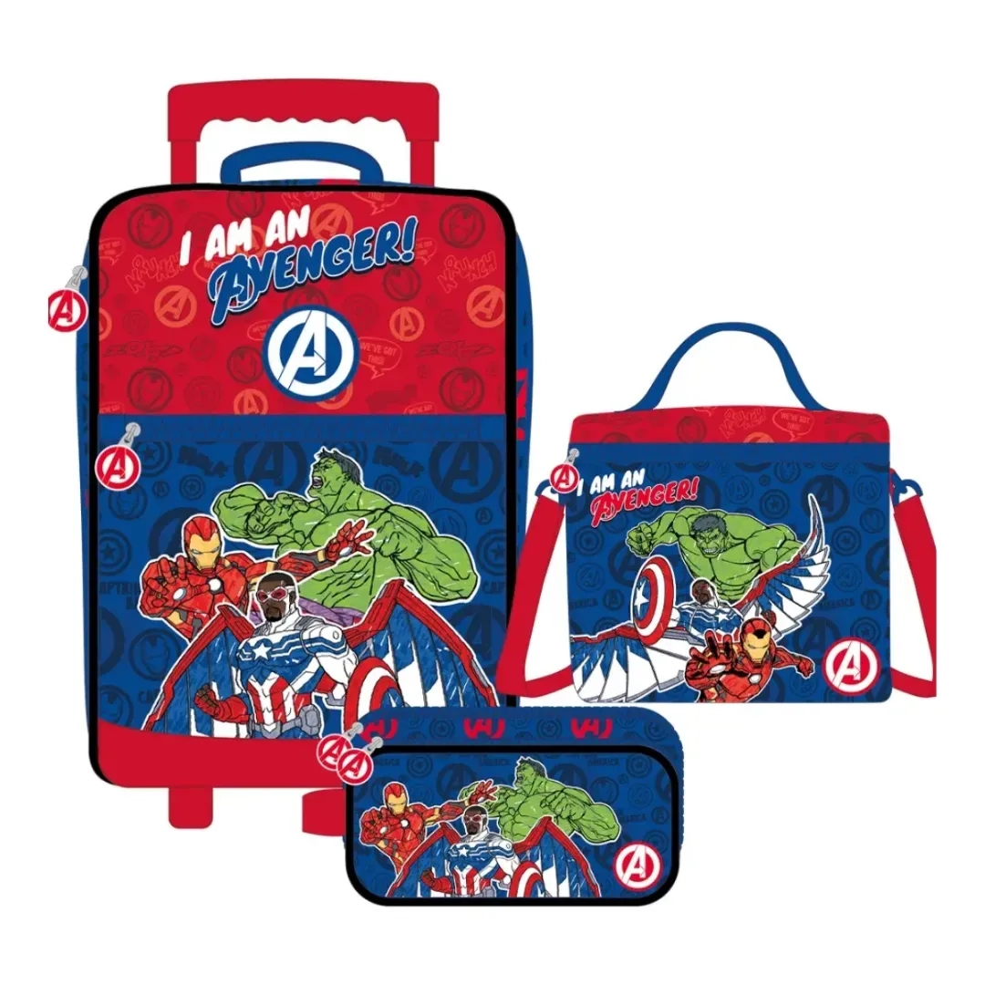 Set Maleta Lonchera Cartuchera I´m Am Avengers Oficio4