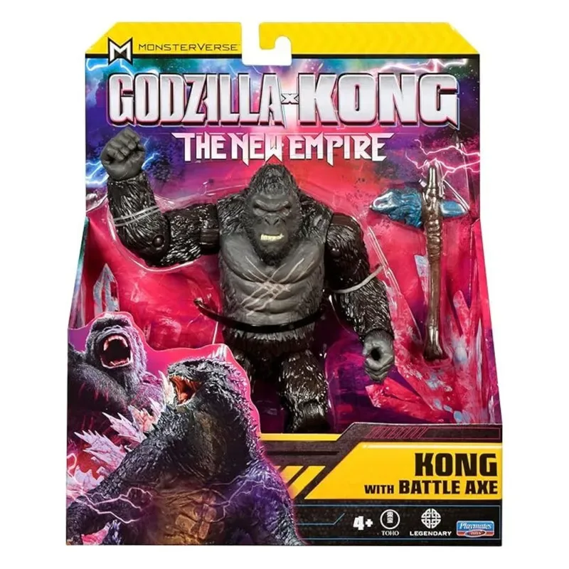 Godzilla X Kong-El Nuevo Imperio - Kong Con Hacha 15 Cm4