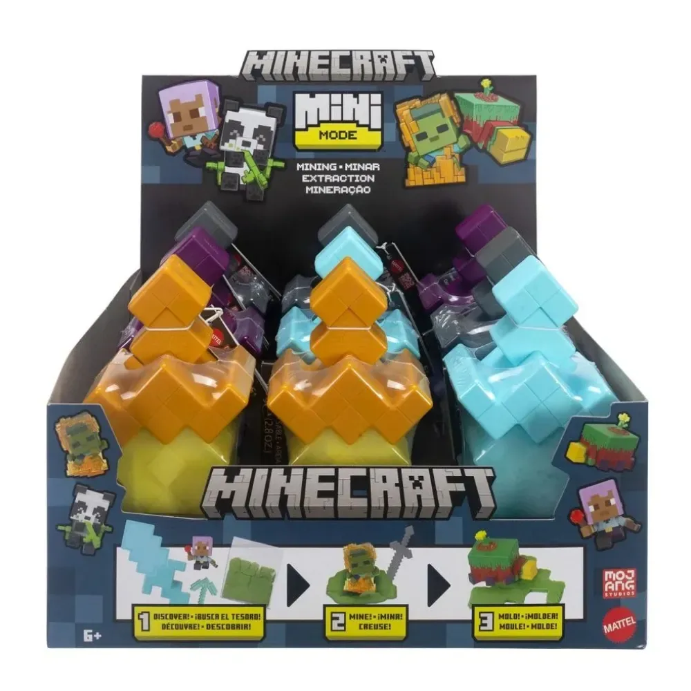 Minecraft Vanilla Figura de Acción Mini Mining x1UND1