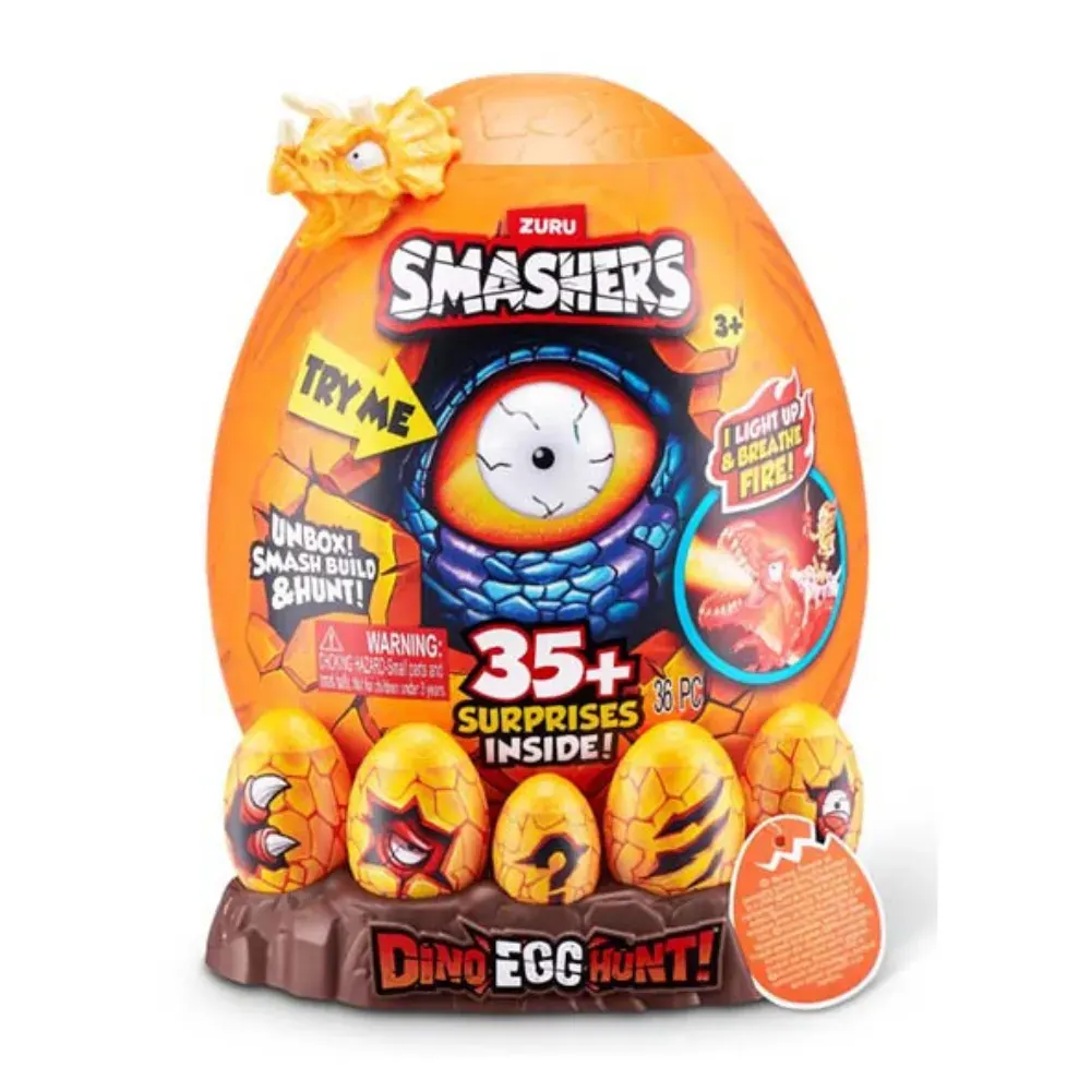 Smashers Caza De Huevo Dino Con Luces Y Sonido Surtido5