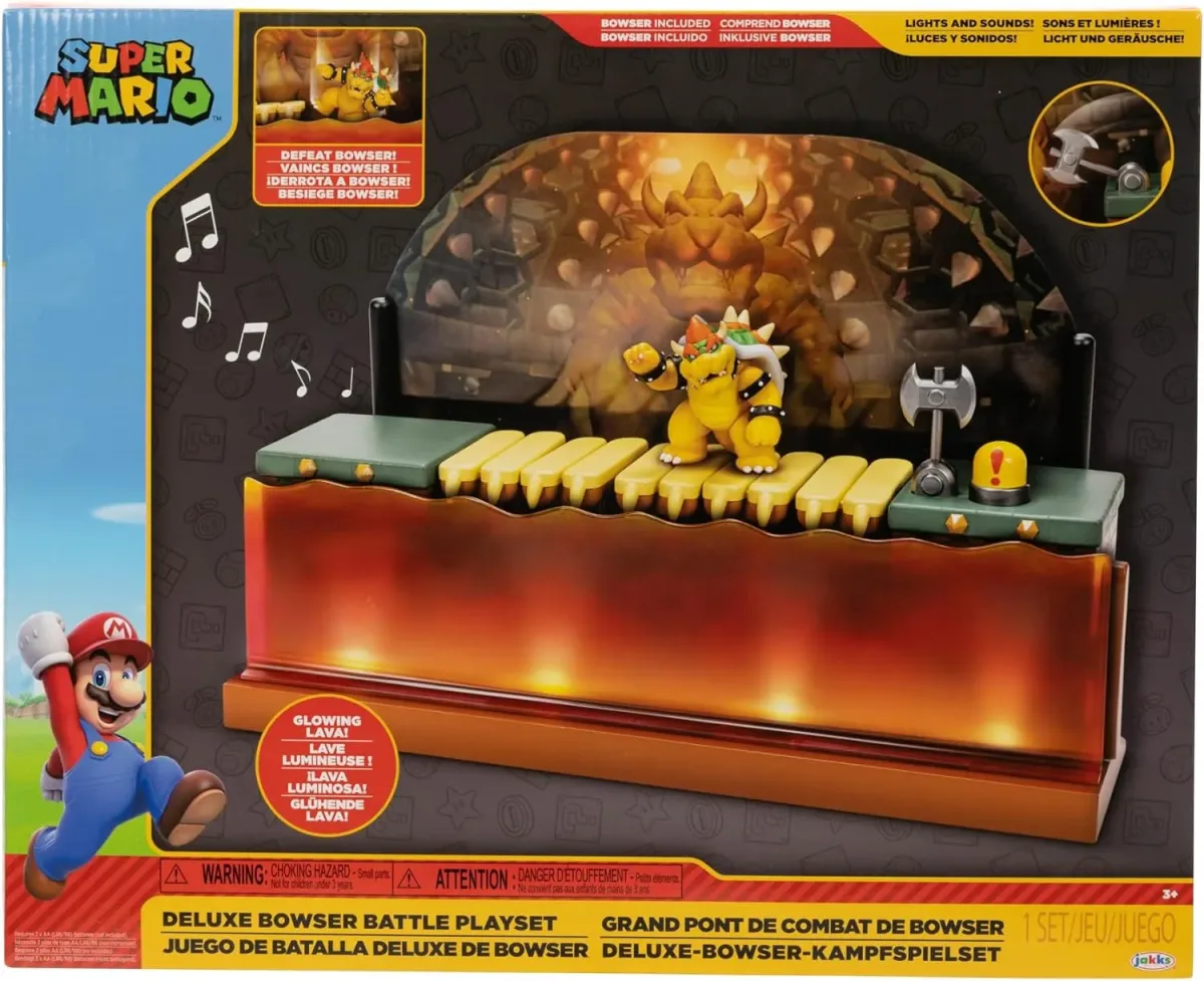 Set de Juego Super Mario Deluxe Bowser Battle4
