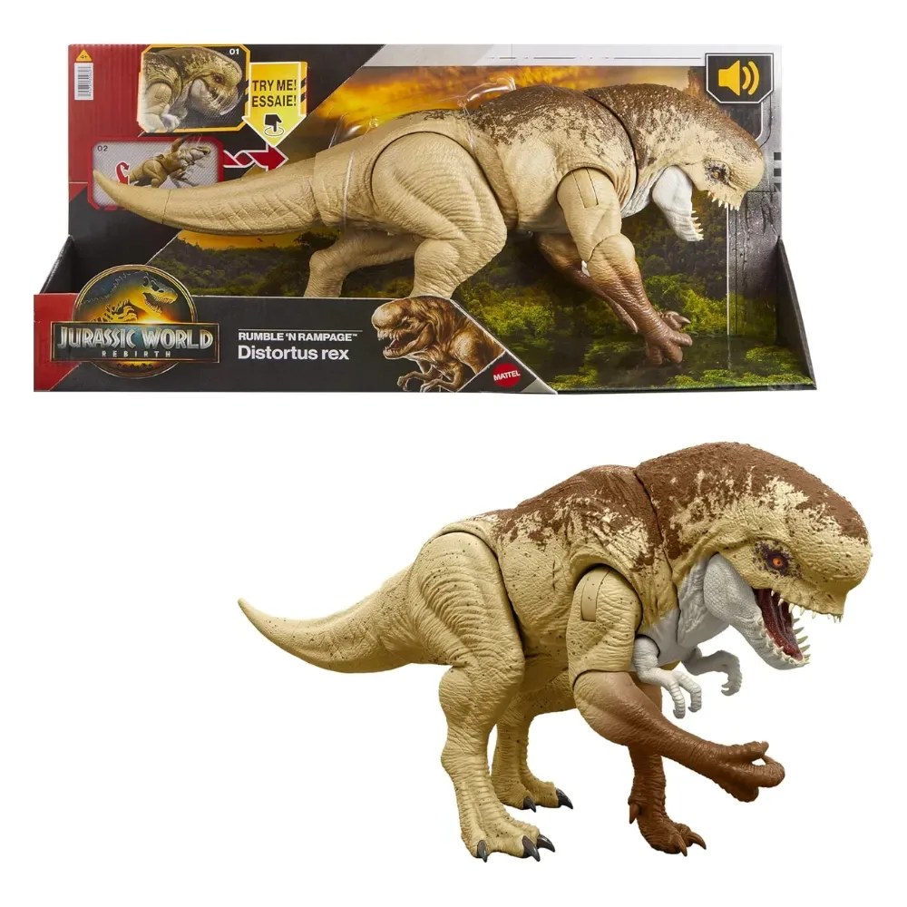 Jurassic World Rebirth Distortus Rex Rumble N Rampage3