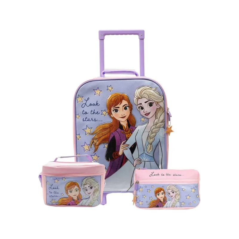 Set de Maleta Lonchera Cartuchera Medium Frozen H1