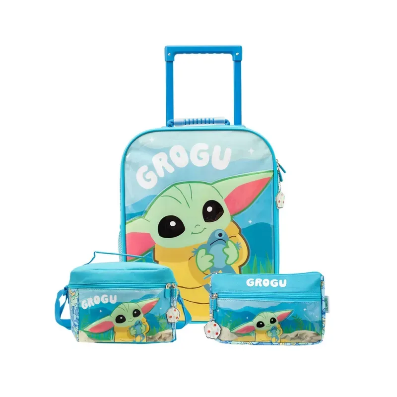 Set de Maleta Lonchera Cartuchera Medium Mandalorian Colección D1