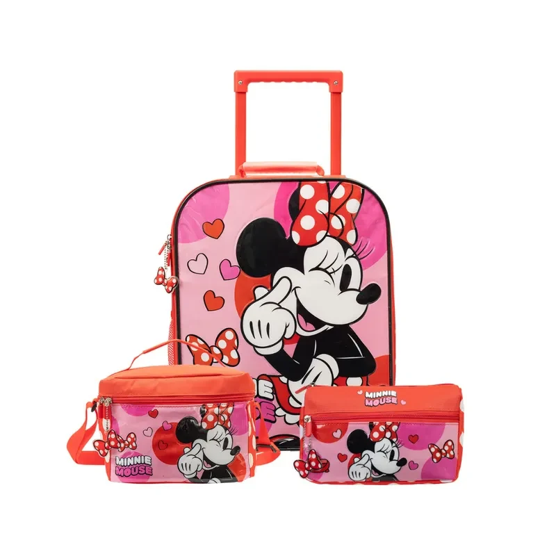Set de Maleta Lonchera Cartuchera Medium Minnie Colección G1