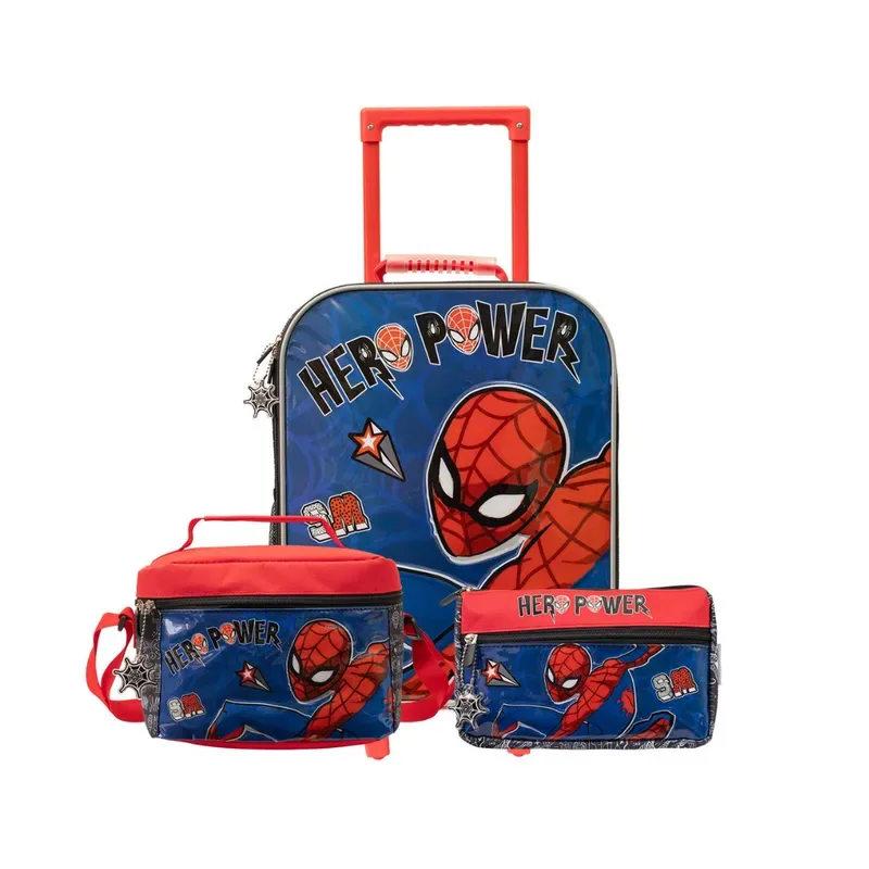 Set de Maleta Lonchera Cartuchera Medium Spiderman Colección G1