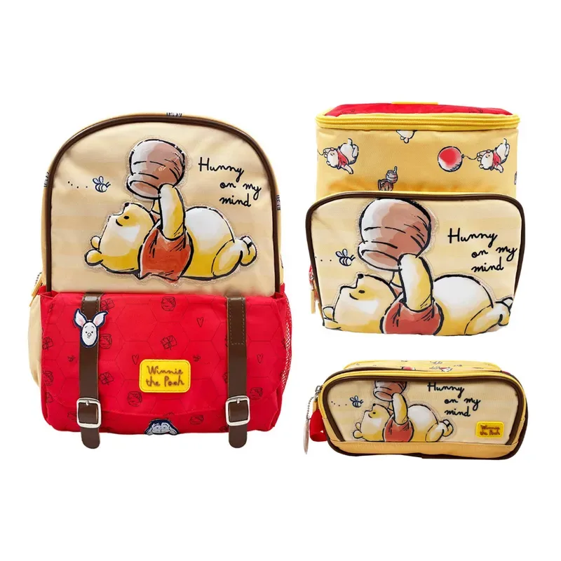Set de Mochila Lonchera Cartuchera Nido Winnie Pooh Colección A1