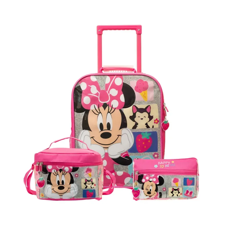 Set de Maleta Lonchera Cartuchera Medium Minnie Colección H1