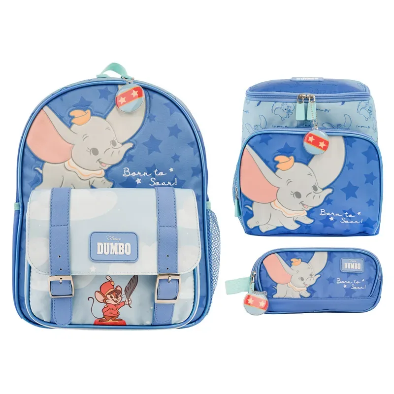 Set de Mini-Mochila Lonchera Cartuchera Nido Dumbo Colección A1