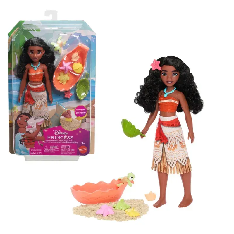 Muñeca Disney Princess Moana con Tortuga Bebé1