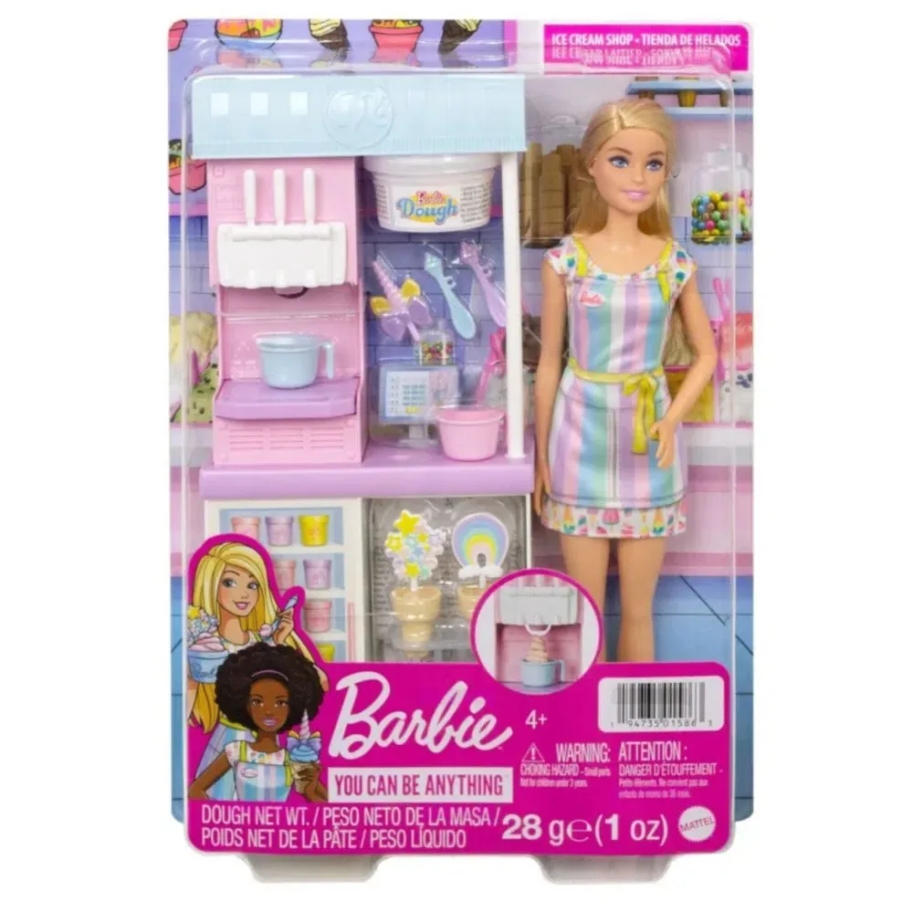 Barbie Set Heladería con Muñeca1