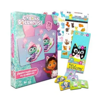 Juego de Memoria Gabbys Dollhouse 72 Pzas4