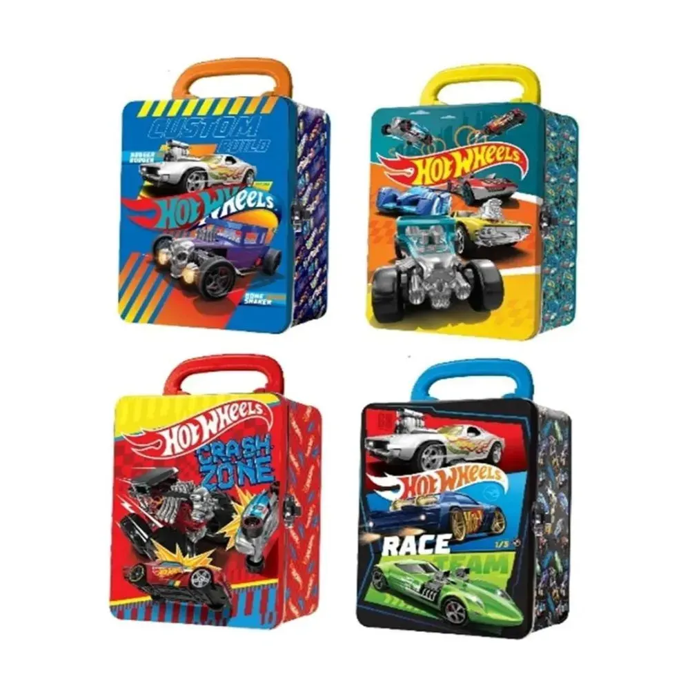 Hot Wheels Estuche Metal Para 18 Autos Aleatorio1