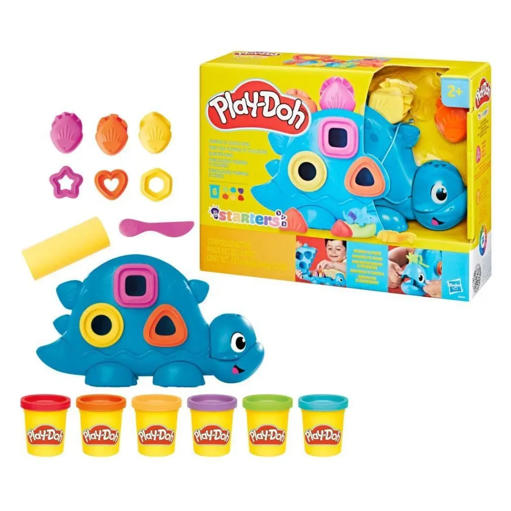 Play Doh Playset Dino Formas Y Colores1