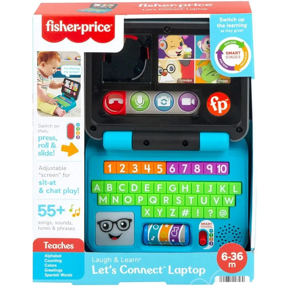 Fisher Price Ríe Y Aprende Mi Primer Laptop De Aprendizaje1