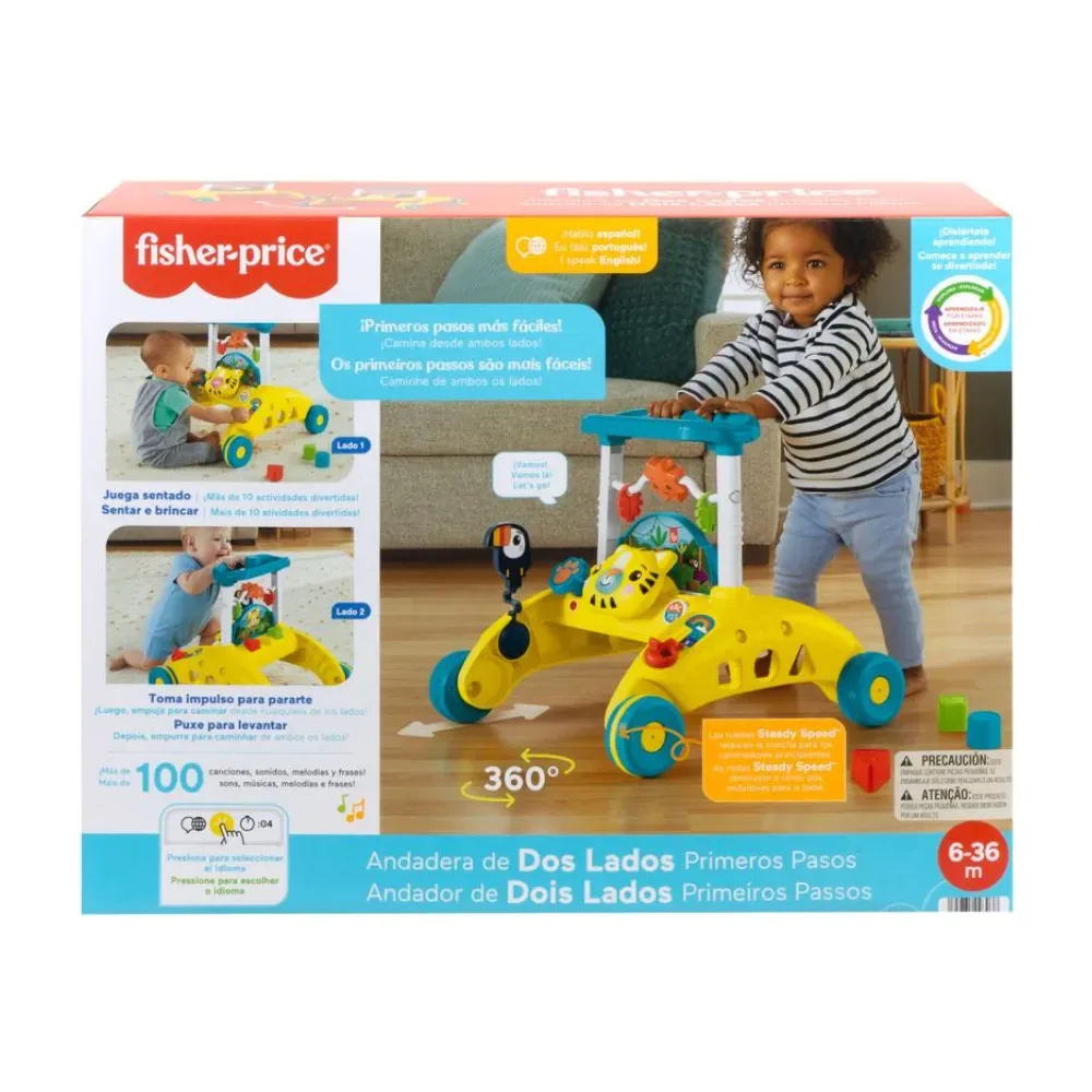 Fisher Price Andadera Dos Lados Primeros Pasos1