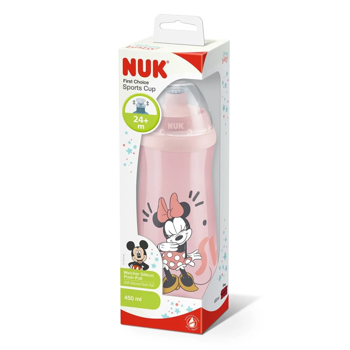 Nuk Vaso sport cup antiderrame Minnie 450Ml2