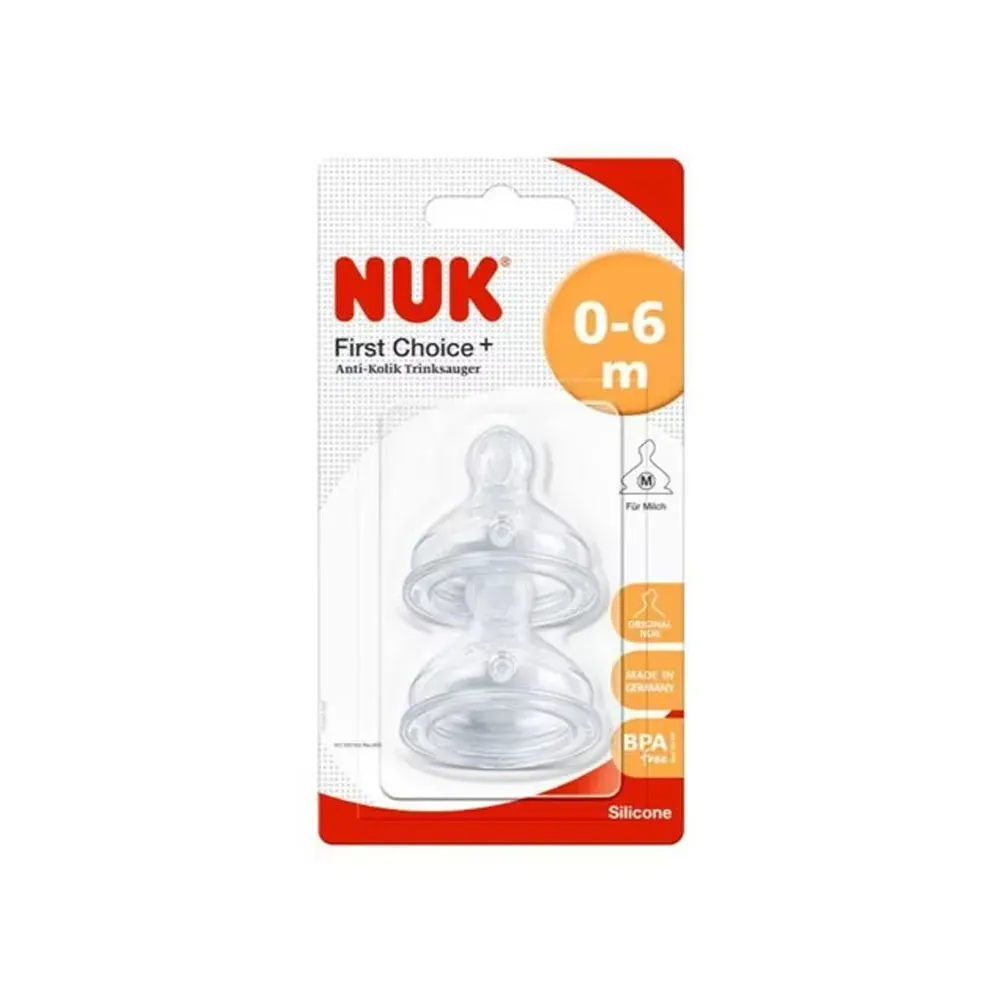 Nuk Tetina Silicona First Choice Para Leche Talla M 0-6meses2