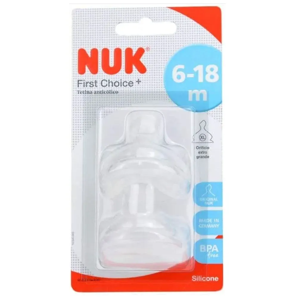 Nuk Tetina Silicona First Choice Para Leche Talla M 6-18 meses2