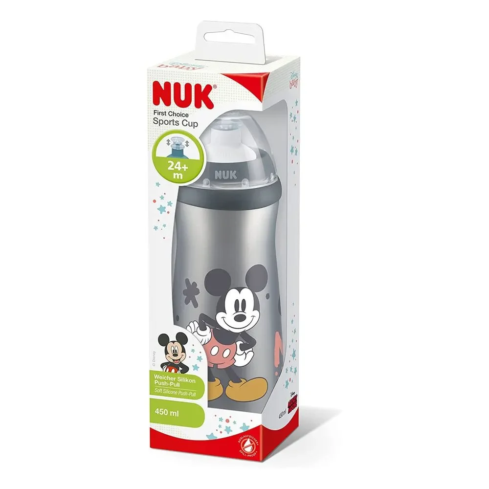 Nuk Vaso sport cup antiderrame Mickey 450Ml 36m+2