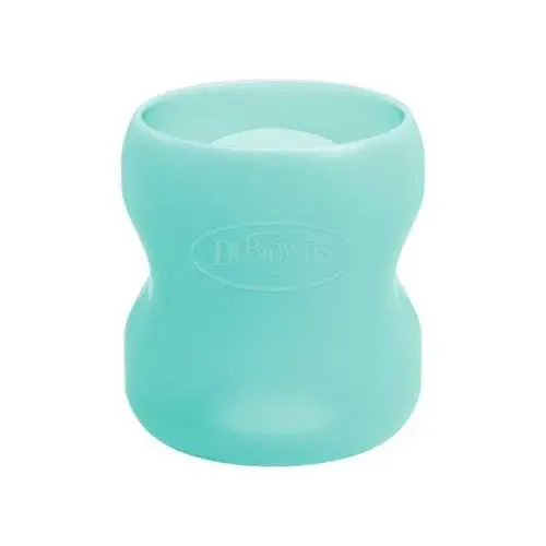 Funda para Biberón de Vidrio Option+ Boca Ancha 5 oz Menta Dr Brown's1