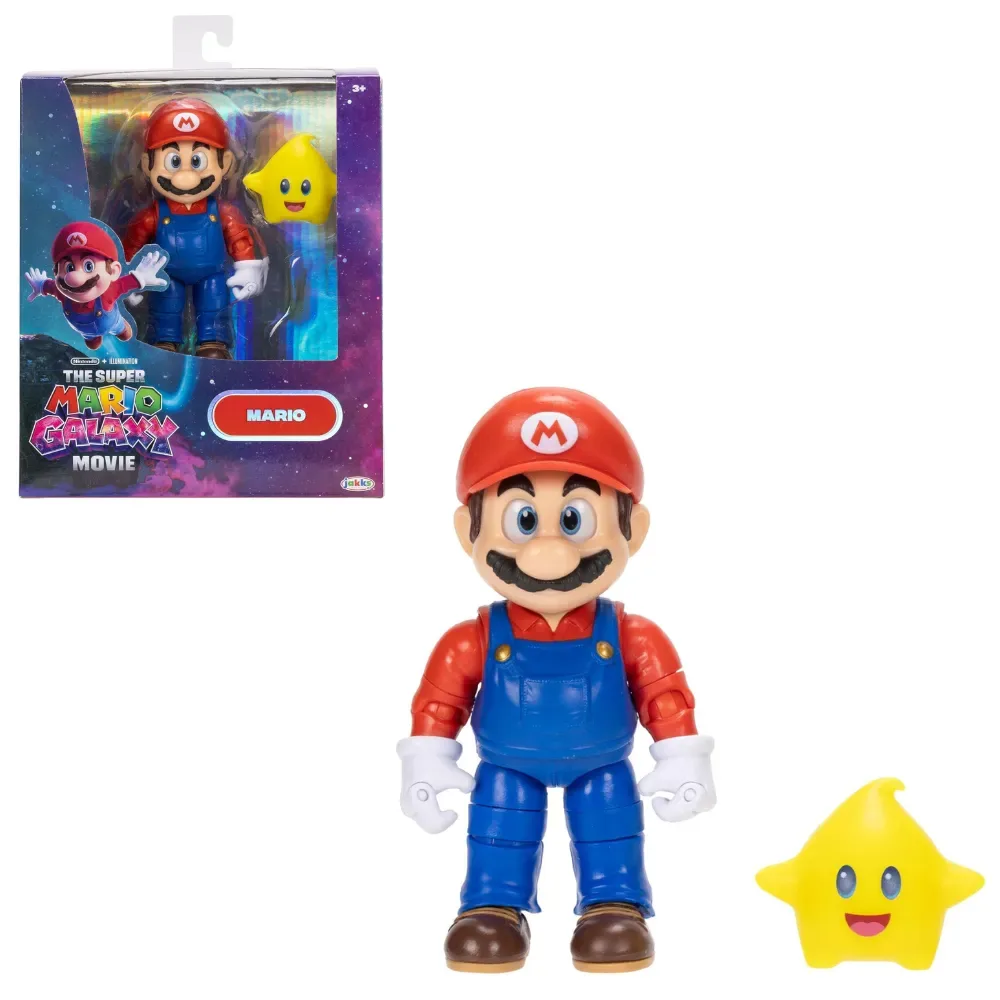 The Super Mario Galaxy Movie - Figura De Acción Mario + Accesorio4