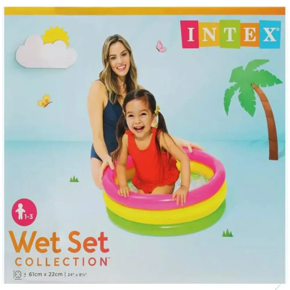 Intex - Piscina Inflable Tres Aros para Bebés4