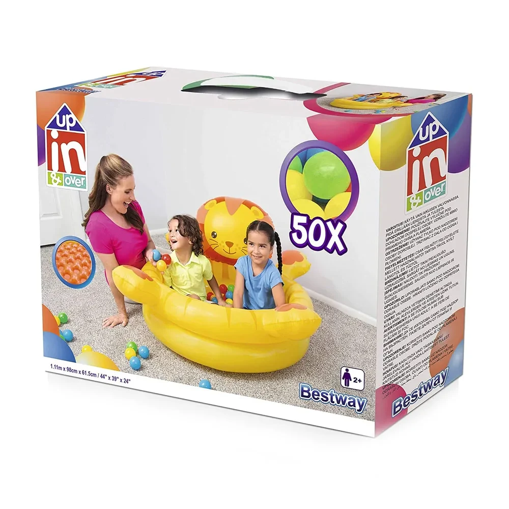 Piscina Inflable de León Bestway incluye 50 pelotas4