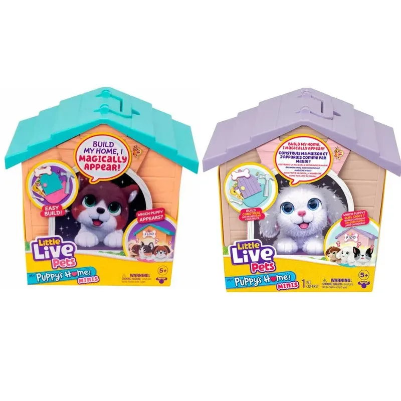 Little Live Pets Playset Perritos Sorpresa Con Casa Armable4