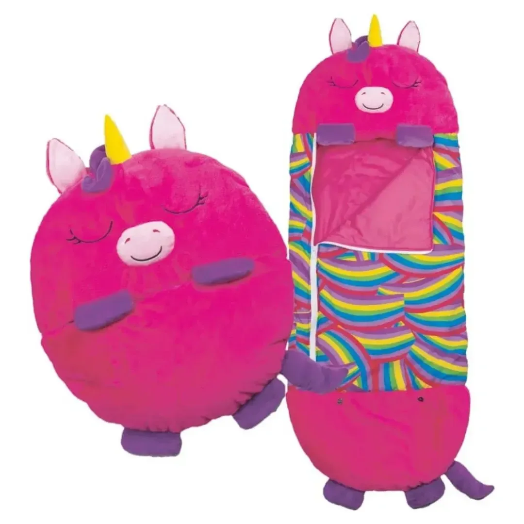Happy Nappers Bolsa De Dormir Infantil Unicornio Rosa Pastel1