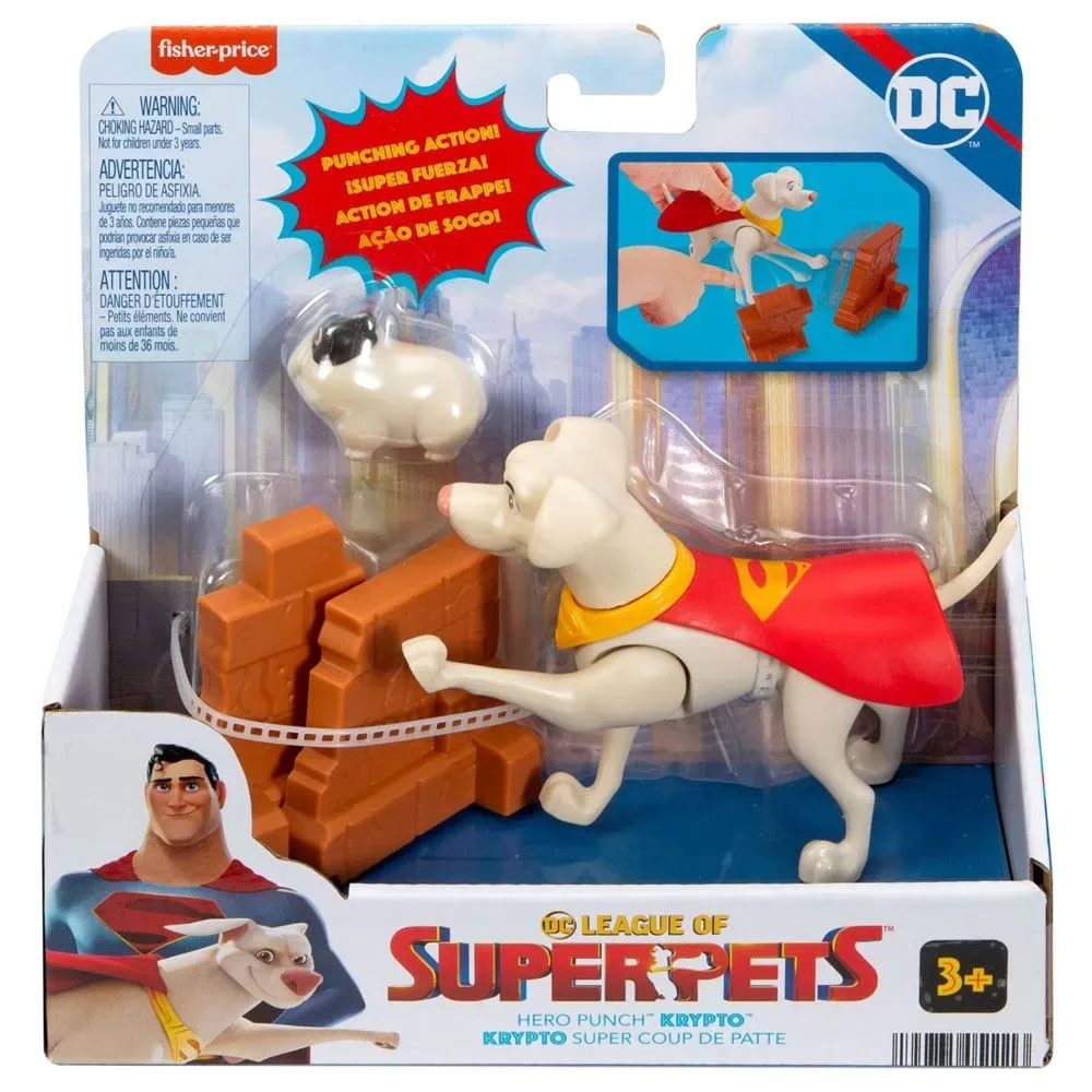 Dc Super Pets Figura Héroe Punch Krypto1