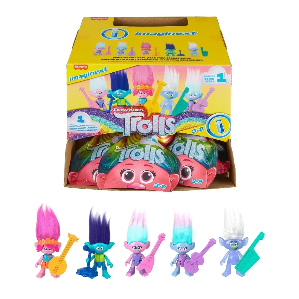 Figura Trolls Personaje Sorpresa Imaginext x1UND1