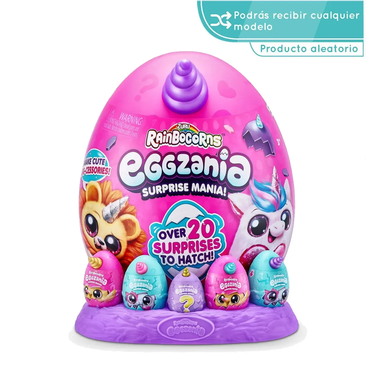 Huevo Sorpresa Eggzania Rainbocorn4