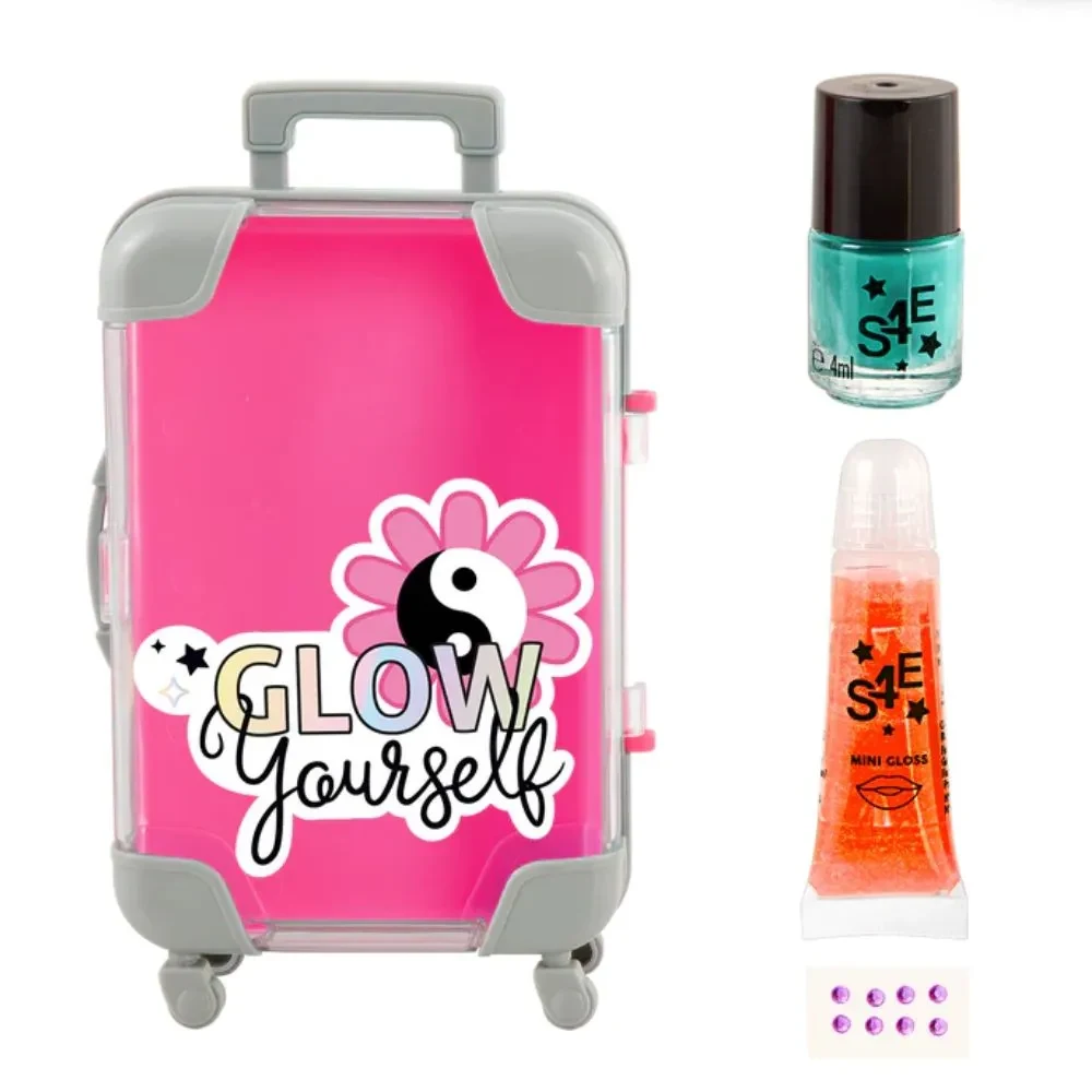 Maletita de Belleza Beauty Trolley Rosa1