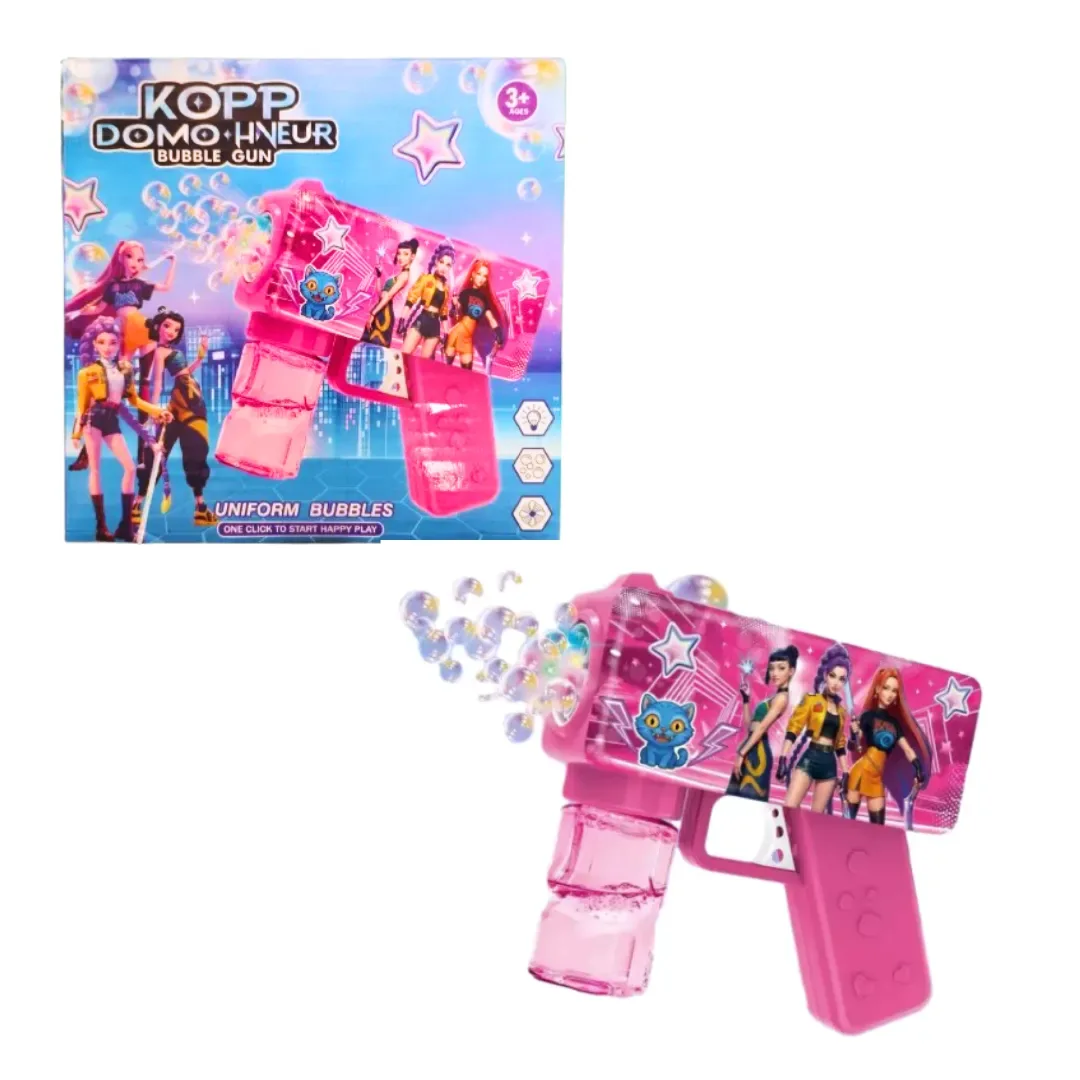 Pistola De Burbuja Kpop Demon Hunter Con Musica Surtido1