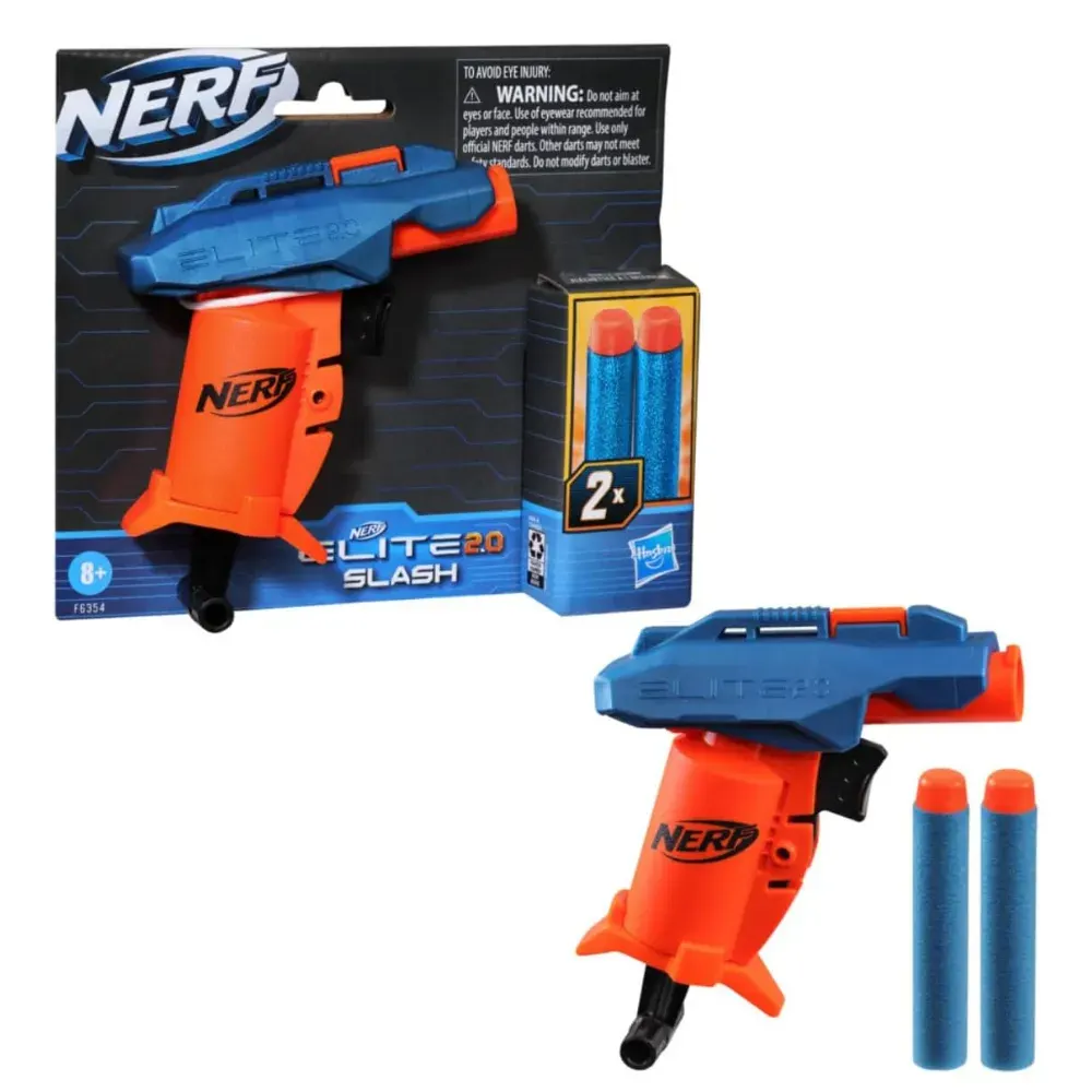 Lanzador Nerf Elite 2.0 Slash Incluye 2 Dardos1