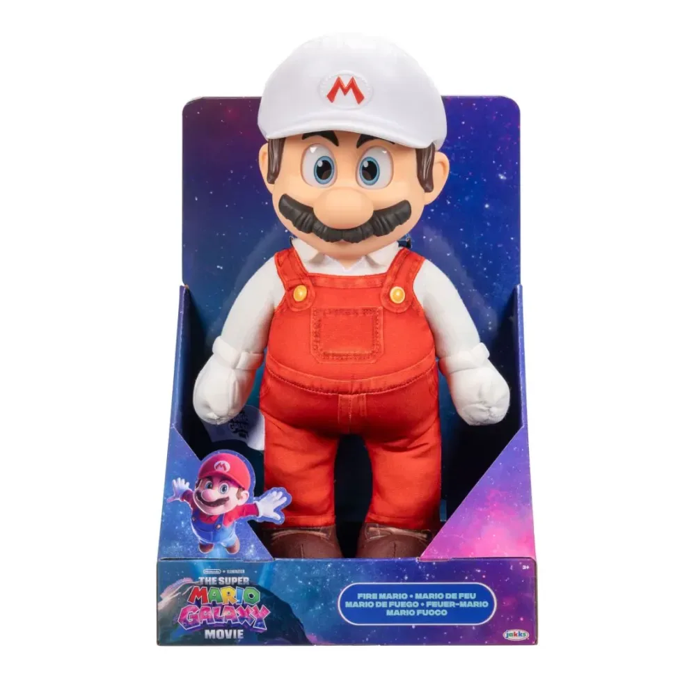 Super Mario Galaxy Pelicula Peluche Mario Cabeza Plastica 36 cm Nintendo5