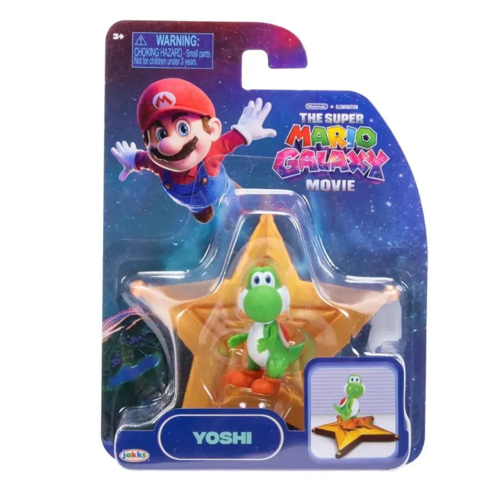 Super Mario Galaxy Minifigura Yoshi 4cm Nintendo4