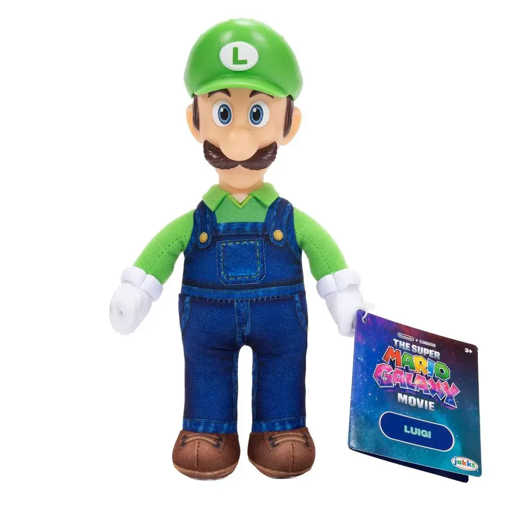 Super Mario Galaxy  Luigi Peluche Con Cabeza Plastica 23 cm Nintendo3