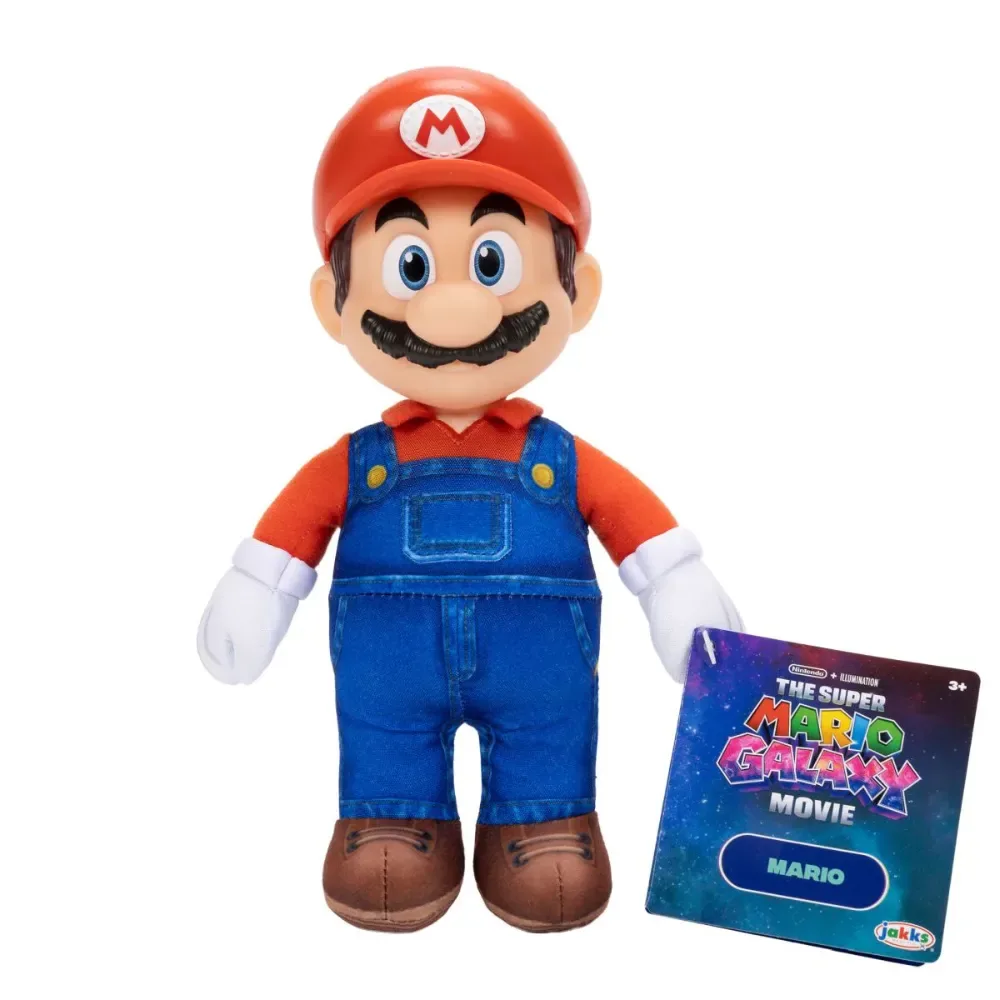 Super Mario Galaxy  Mario Peluche Con Cabeza Plastica 23 cm Nintendo3