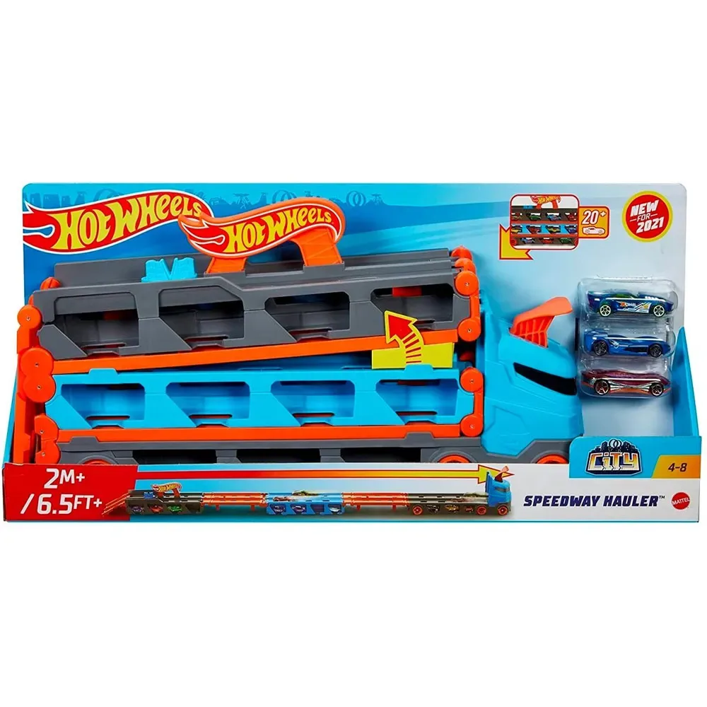 Hot Wheels City Remolque Pista1