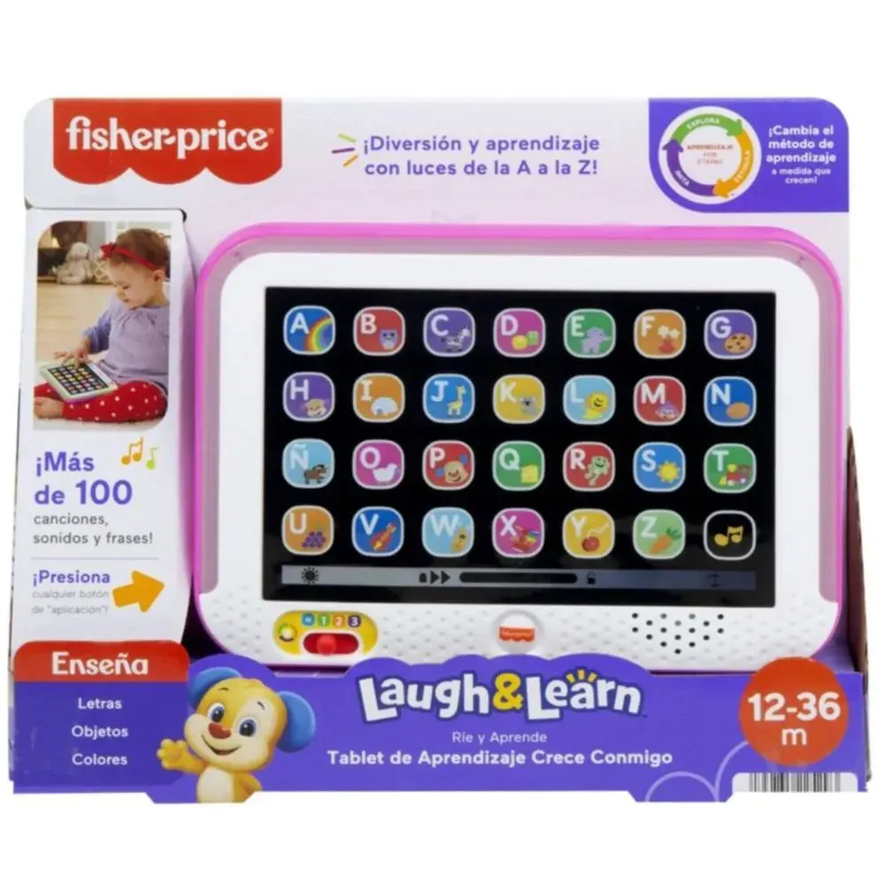 Fisher Price Tablet Crece Conmigo Rosa1