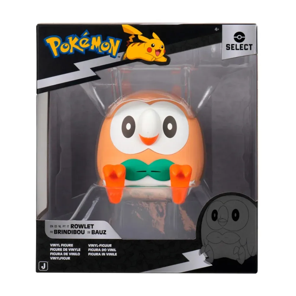 Pokemon Figura de Vinilo Rowlet 10Cm1