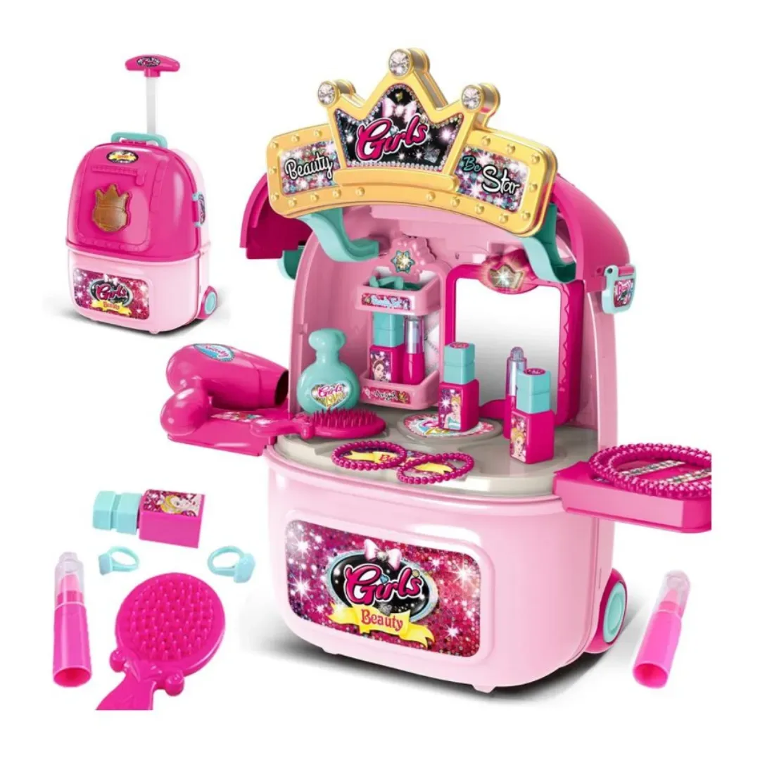 Set De Belleza Little Queen 2 En 1 Con Luz Y Sonidos1